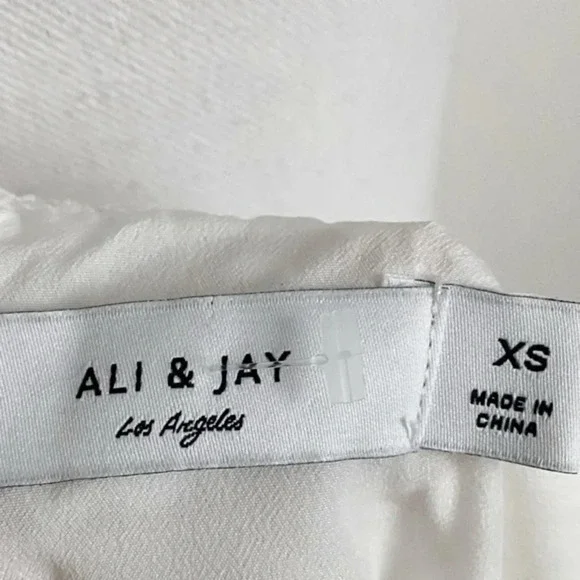 Ali & Jay • Cocktails at Craigs White Fringe Dress - Picture 10 of 12